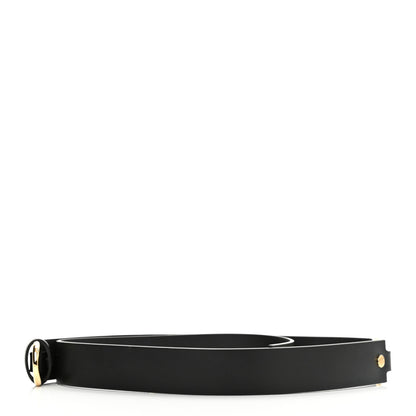 Versace X FENDI Calfskin Fendace Logo Belt 85 34 Black 2 of 5