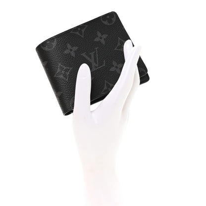 Louis Vuitton Monogram Eclipse Slender Wallet 2 of 7