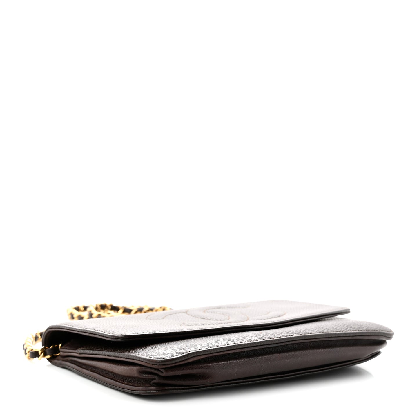 Caviar Timeless CC Wallet On Chain WOC Dark Brown