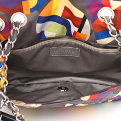 Chanel Nylon Printed Medium Coco Color Flap Multicolor 5 of 10