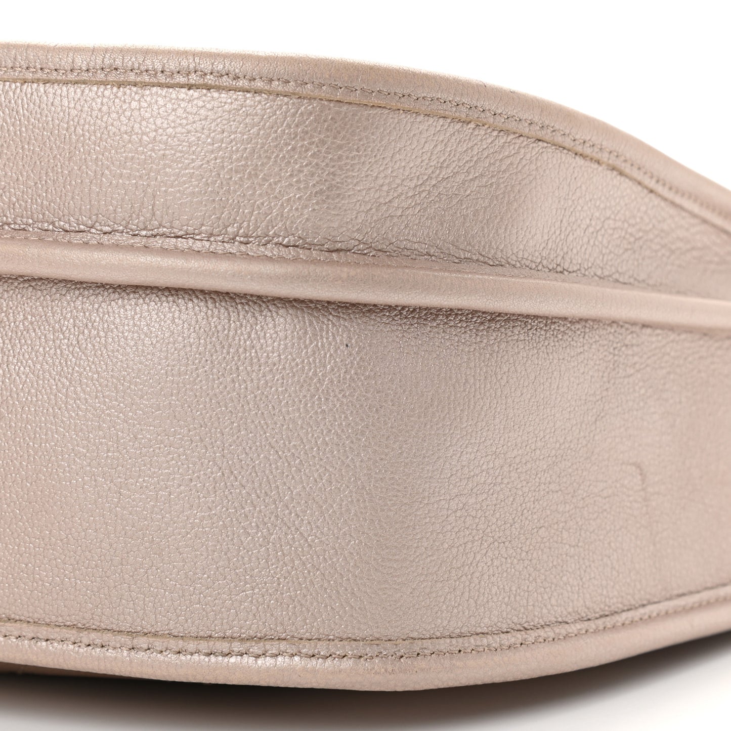 Metallic Calfskin Quilted Jungle Stroll Hobo Gold