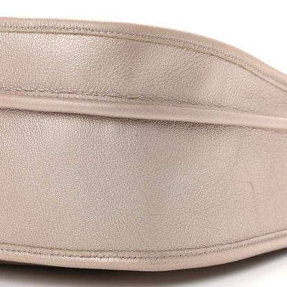 Chanel Metallic Calfskin Quilted Jungle Stroll Hobo Gold 6 of 12