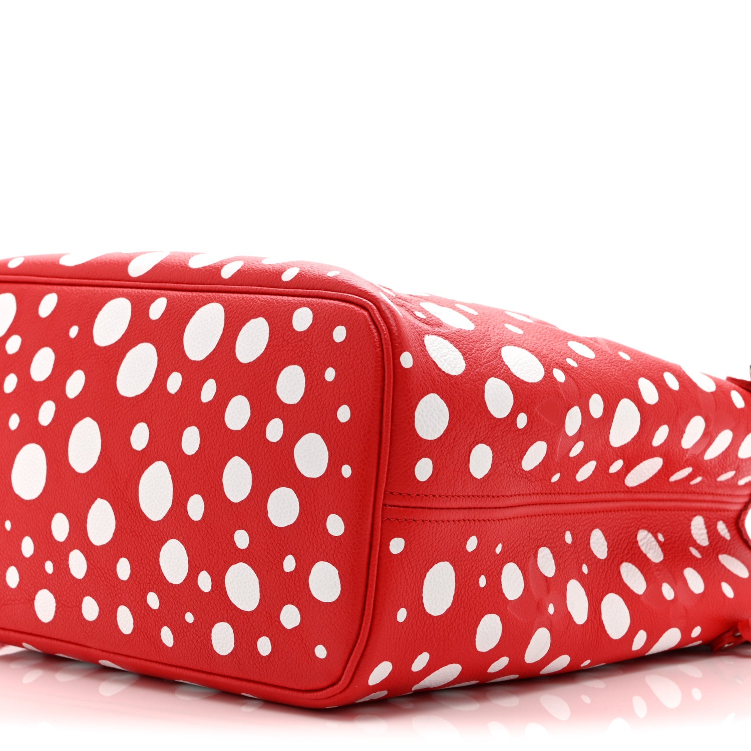 Louis Vuitton LV X YK Empreinte Infinity Dots Neverfull MM Rouge White 10 of 10