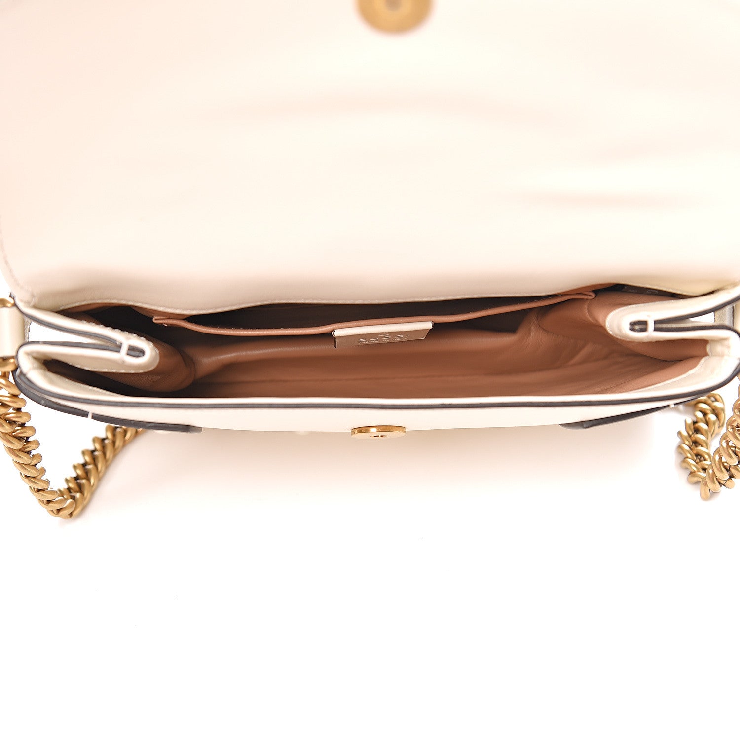 Gucci Nappa Pearl Studded Mini Queen Margaret Broadway Shoulder Bag Mystic White 4 of 10