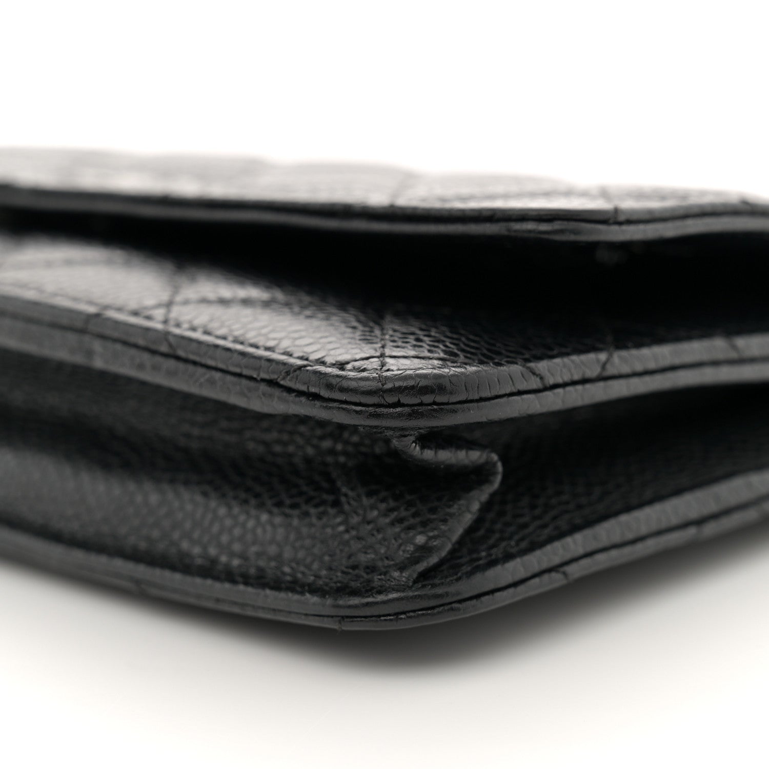 Chanel Caviar Quilted Wallet on Chain WOC Black 10 of 11
