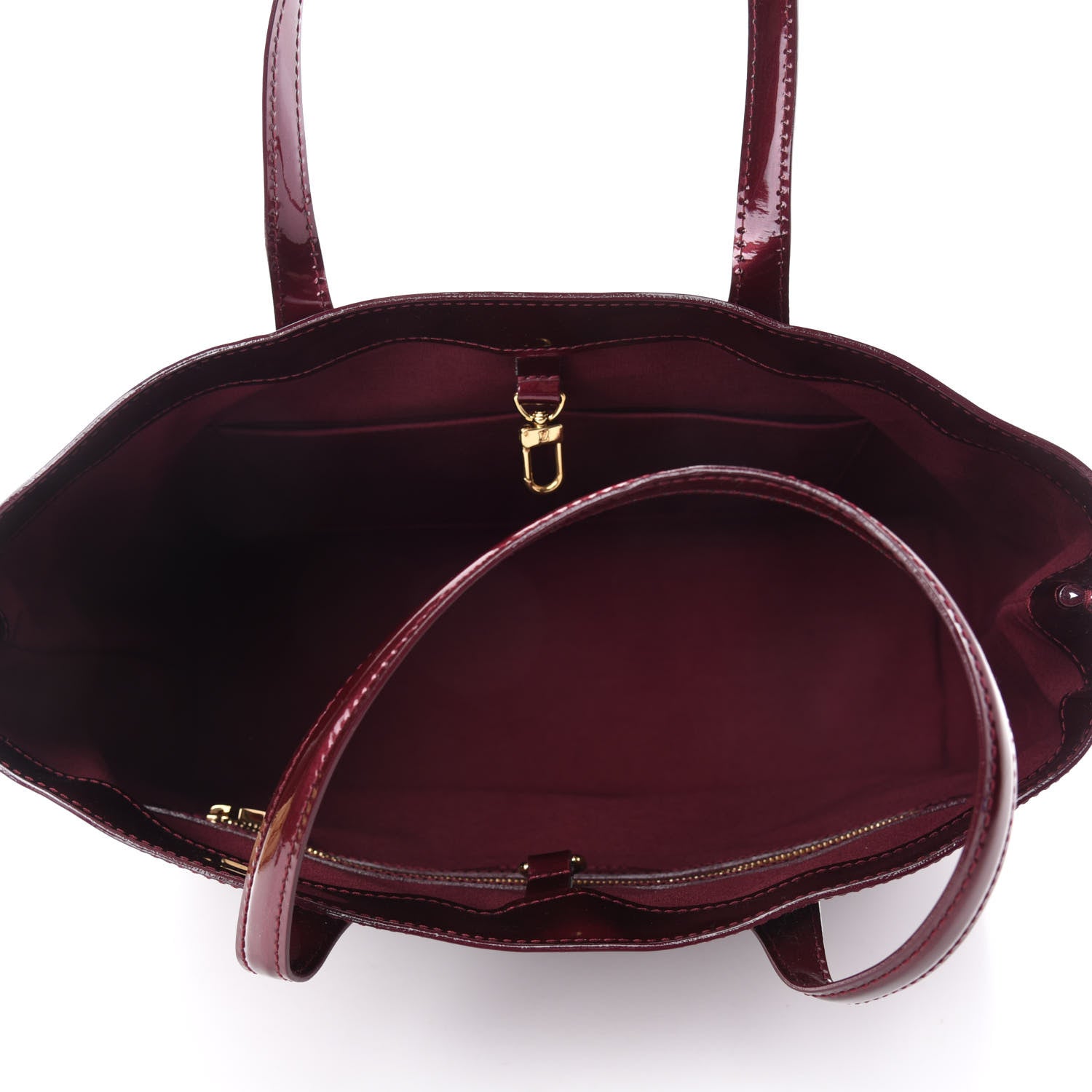 Louis Vuitton Vernis Wilshire MM Rouge Fauviste 5 of 9