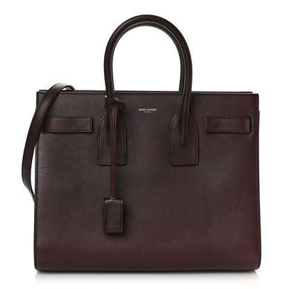 Saint Laurent Calfskin Small Sac De Jour Amarena 1 of 8