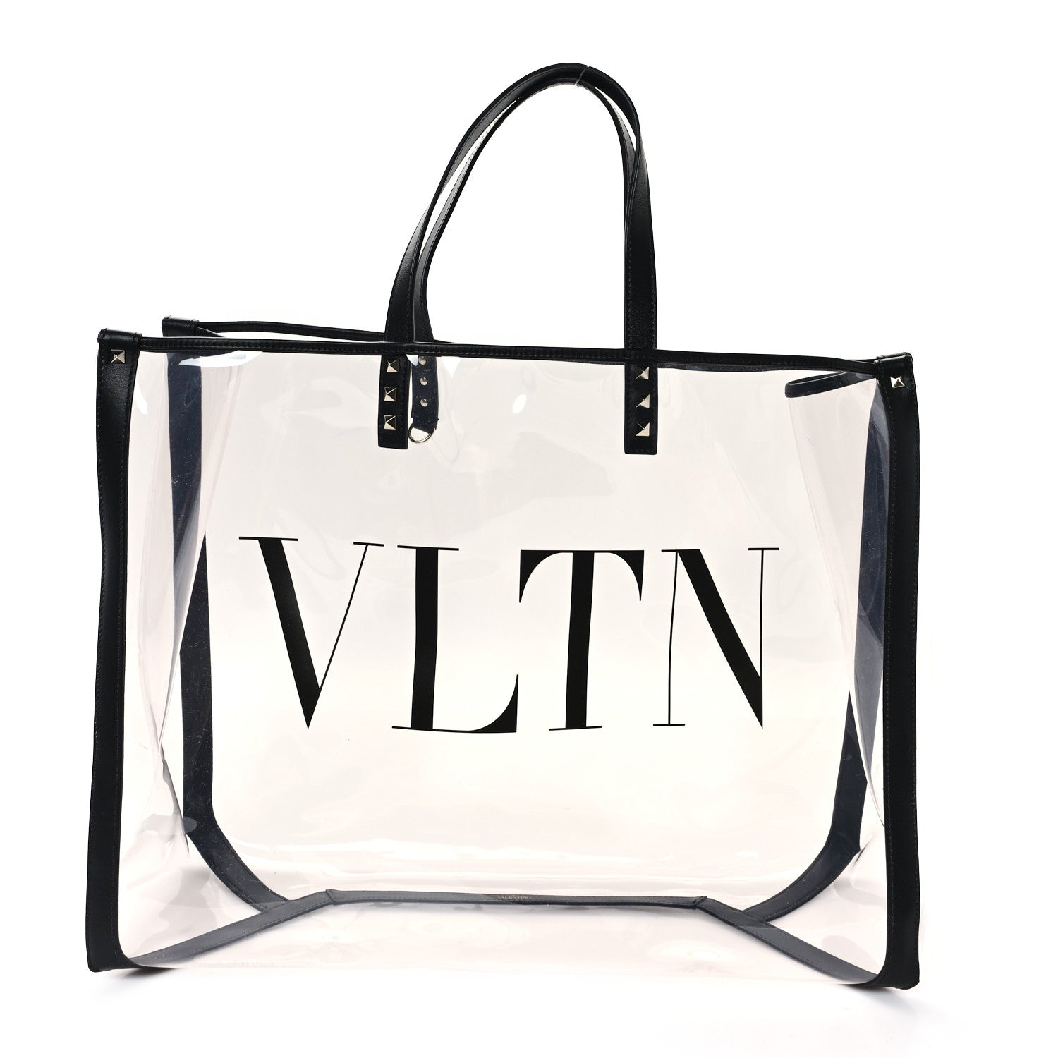 Valentino Garavani Plexy VLTN Large Shopping Bag Transparent 1 of 12