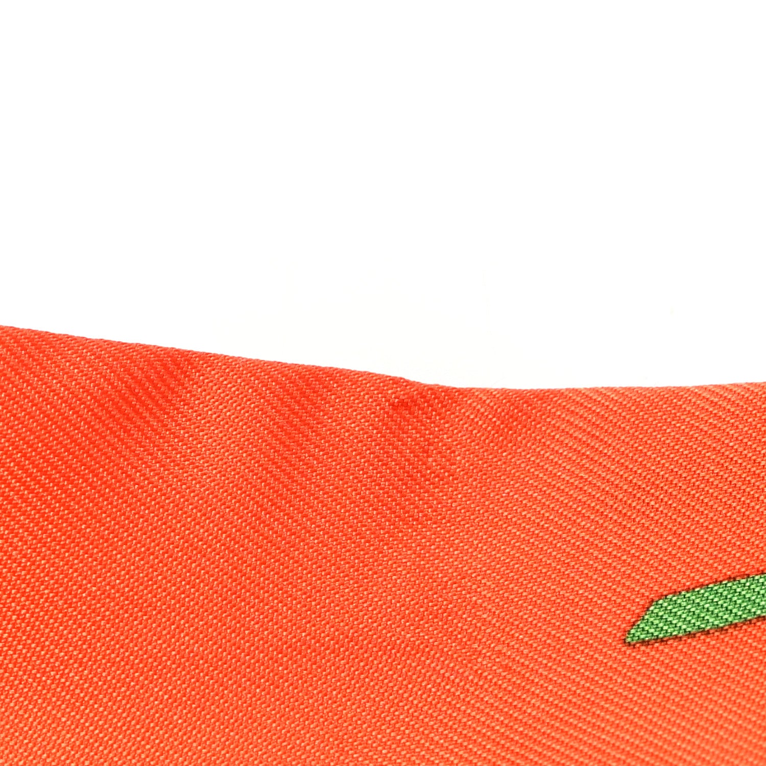 Hermes Silk Brides De Gala Shadow Twilly Orange Vert Corail 4 of 4