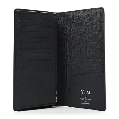 Louis Vuitton Savane Monogram Chapman Giraffe Brazza Wallet Encre 4 of 5