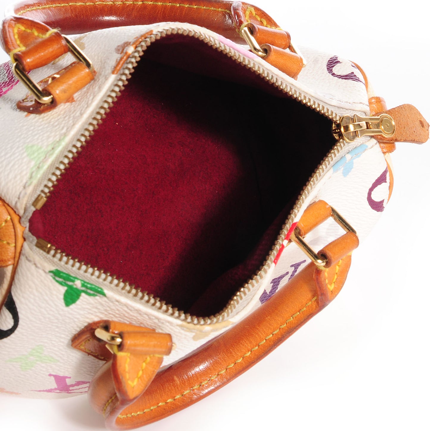 Monogram Multicolor Mini Sac HL Speedy White