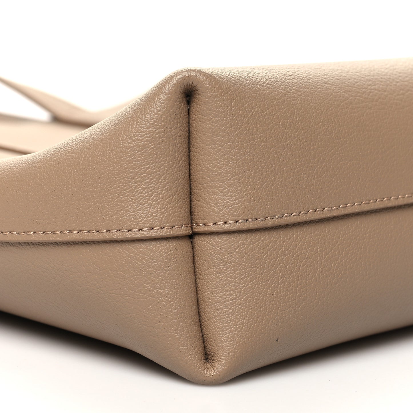 Calfskin Toy Shopping Tote Nude Powder