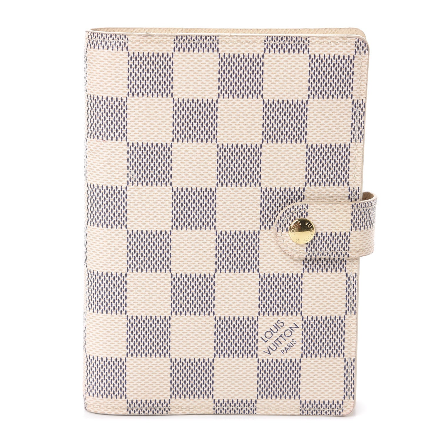 Louis Vuitton Damier Azur Small Ring Agenda Cover 1 of 6