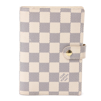 Louis Vuitton Damier Azur Small Ring Agenda Cover 1 of 6