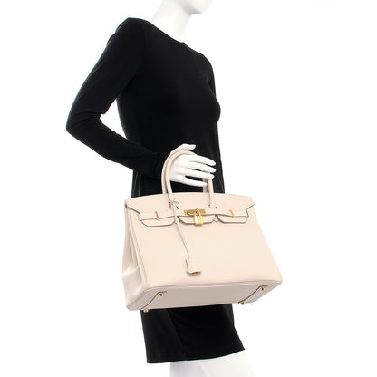 Hermes Togo Birkin 35 Craie 2 of 26