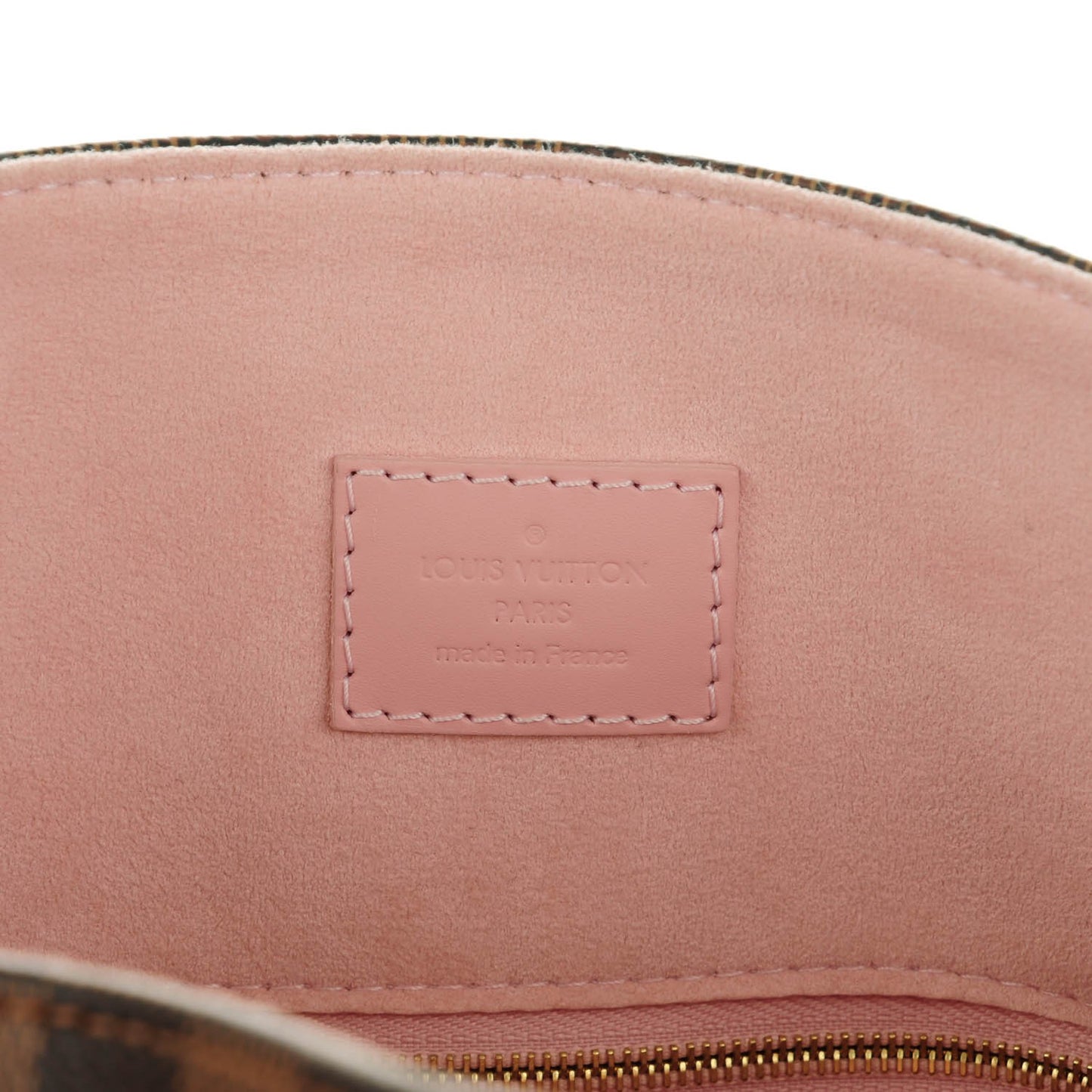 Damier Ebene Caissa Hobo Rose Ballerine