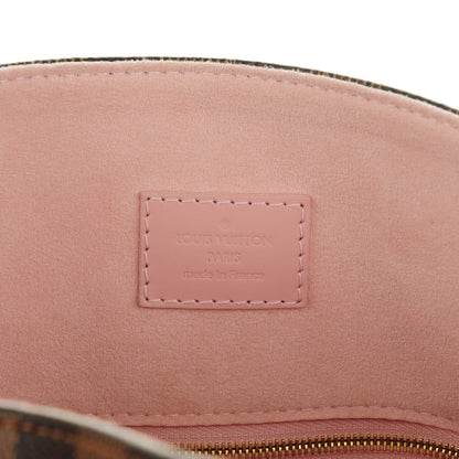 Louis Vuitton Damier Ebene Caissa Hobo Rose Ballerine 6 of 7
