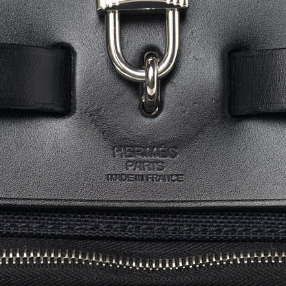 Hermes Toile Militaire Vache Hunter Laque Herbag Zip Retourne 39 MM Black 6 of 11