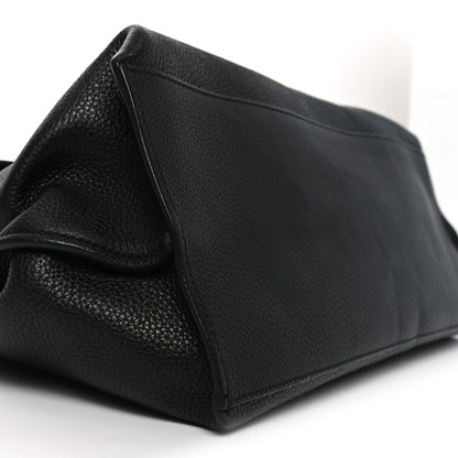Gucci Cellarius Calfskin Large Bamboo Daily Top Handle Bag Black 8 of 9