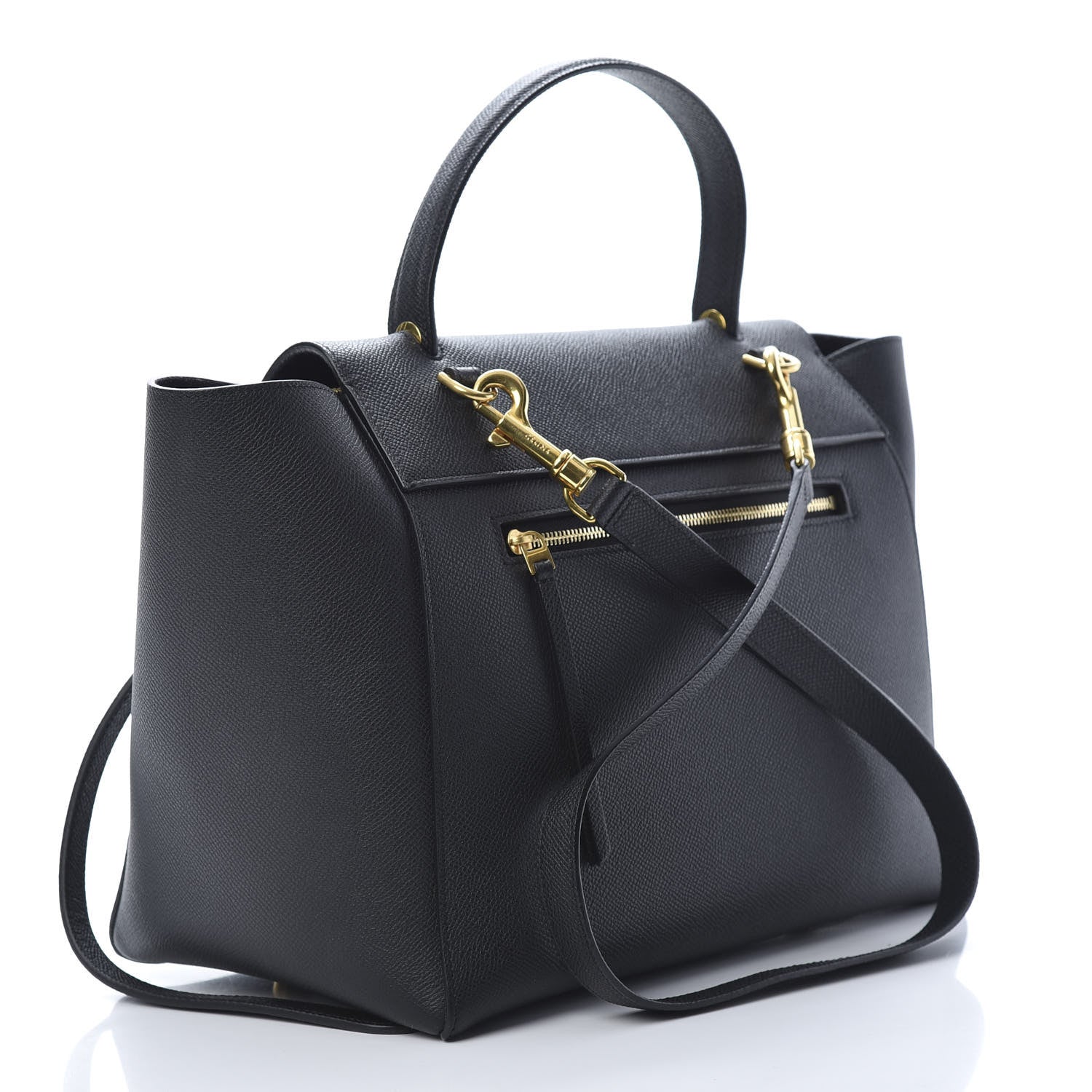 Celine Grained Calfskin Mini Belt Bag Black 3 of 11