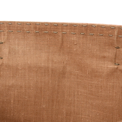 Fendi Raffia Calfskin Romano Selleria Tote Mandarino 12 of 12