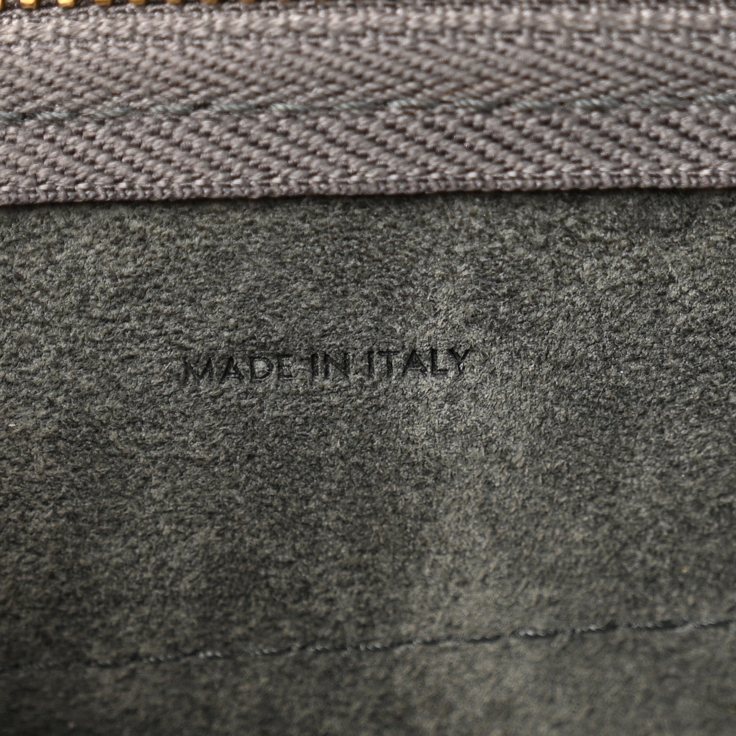 Celine Grained Calfskin Nano Belt Bag Grey 7 of 10