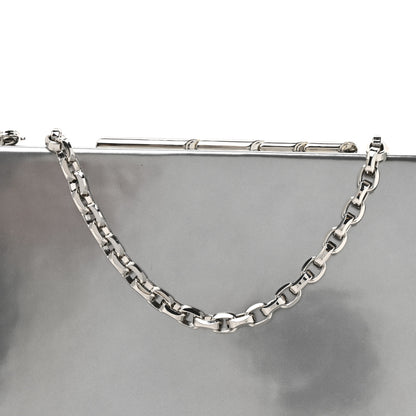 Lanvin Metallic Calfskin Clutch Silver 12 of 19