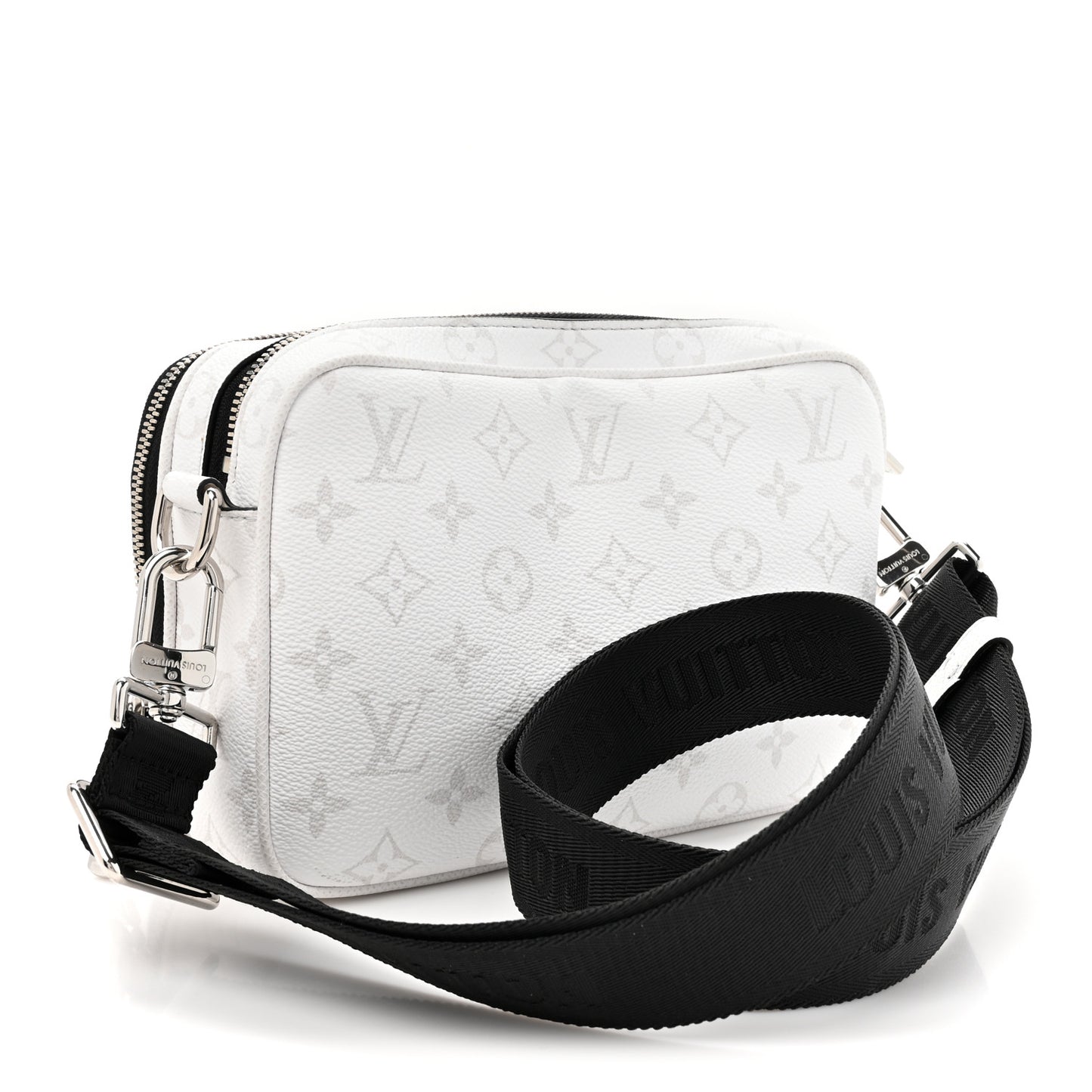 Taiga Monogram Alpha Messenger Optic White