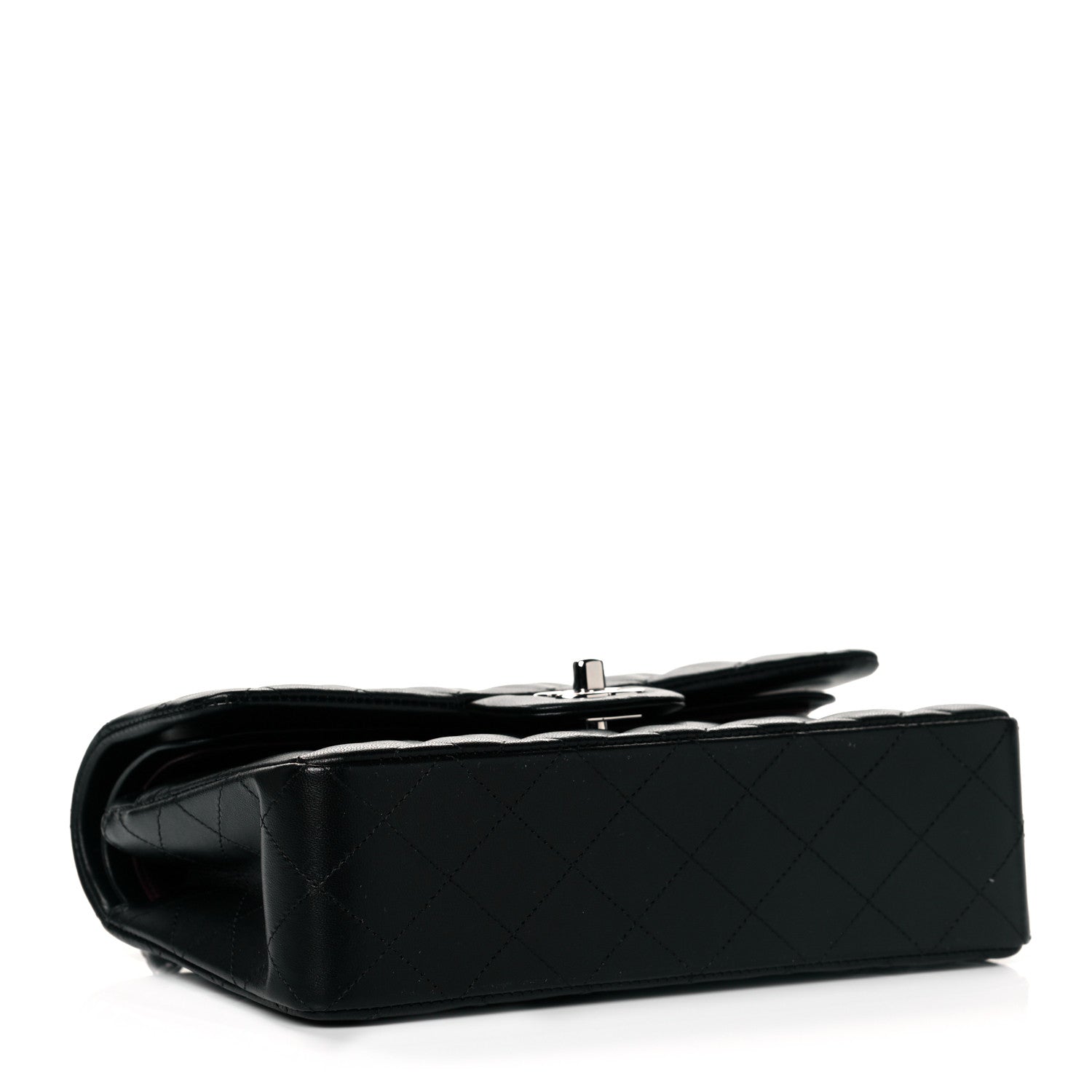 Chanel Lambskin Quilted Small Double Flap Black 4 of 11