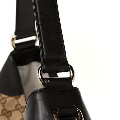 Gucci Monogram Margaux Calfskin Medium Emily Hobo Beige Ebony Cocoa 15 of 19