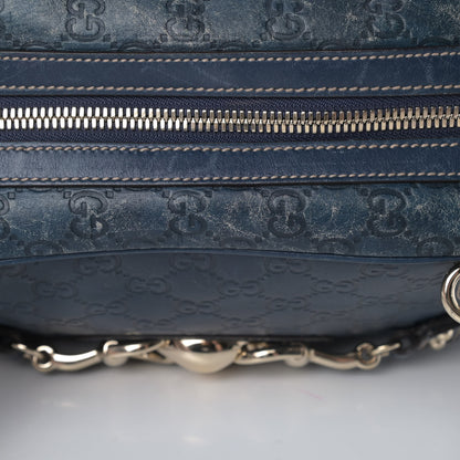 Gucci Guccissima Large Wave Boston Blue 12 of 12