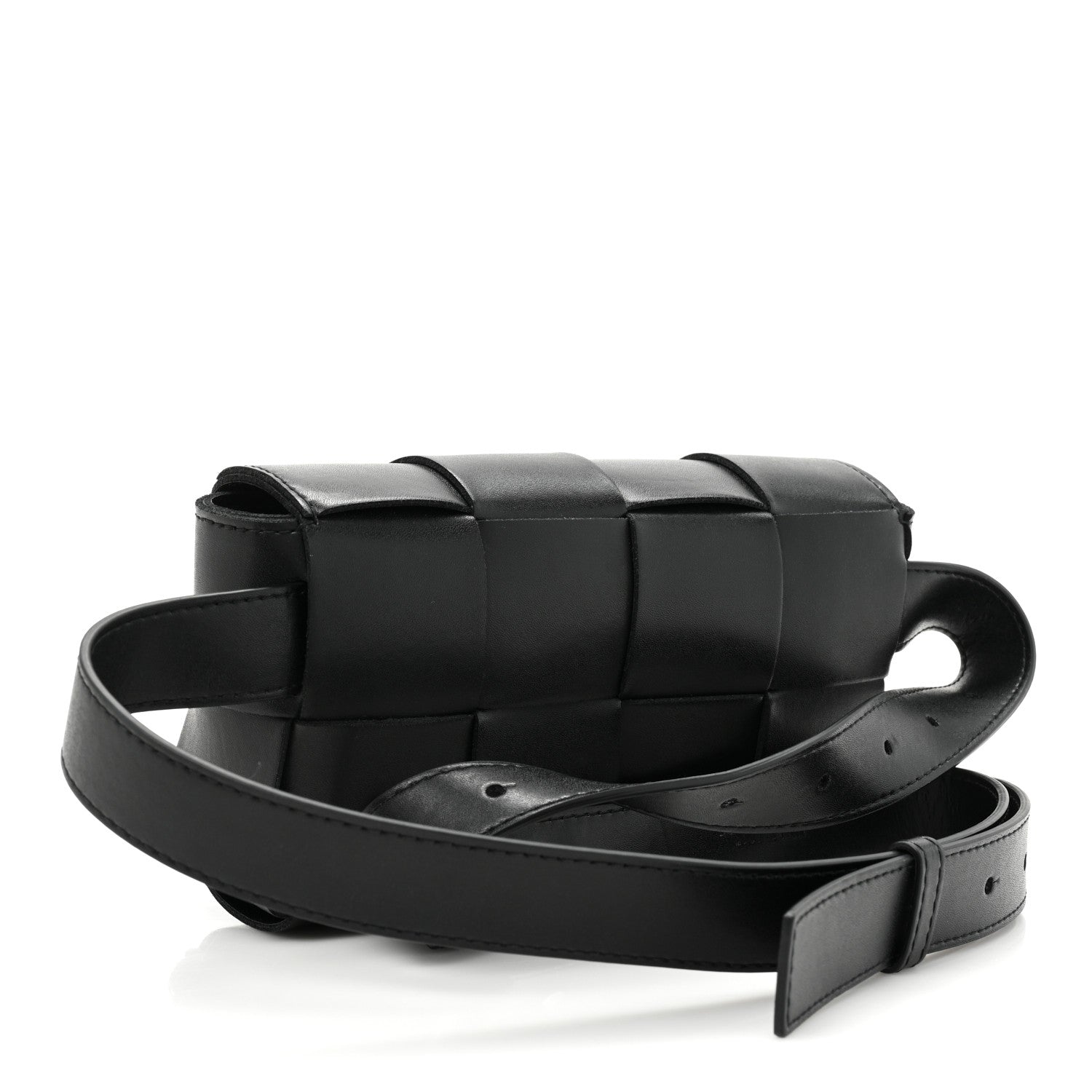 Bottega Veneta Nappa Maxi Intreccio The Belt Cassette Bag Black 3 of 8