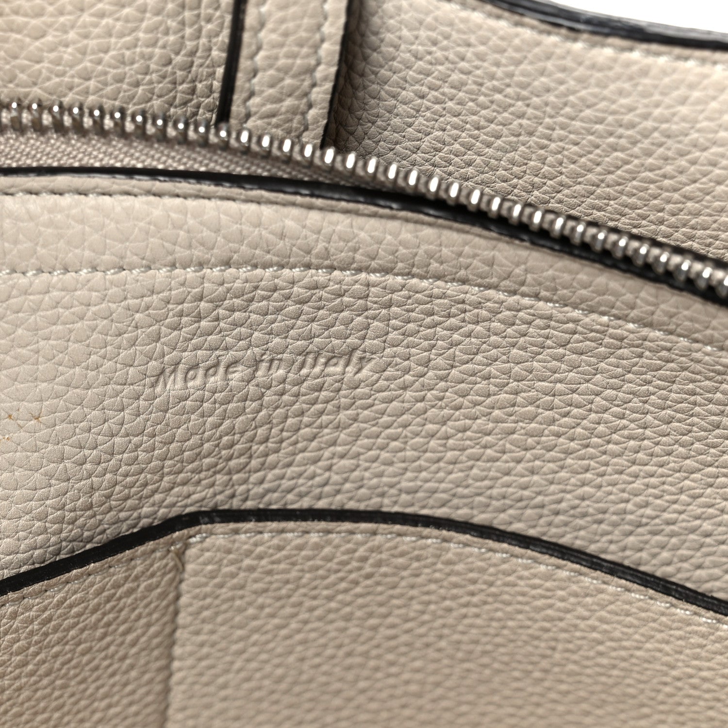 Celine Baby Grained Calfskin Medium Tri-Fold Bag Powder 8 of 12