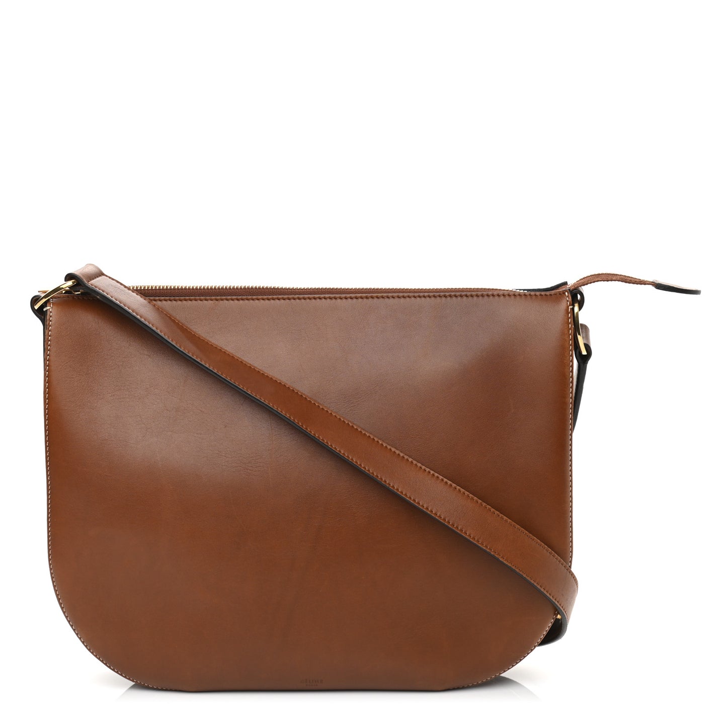 Natural Calfskin Shoulder Bag Tan