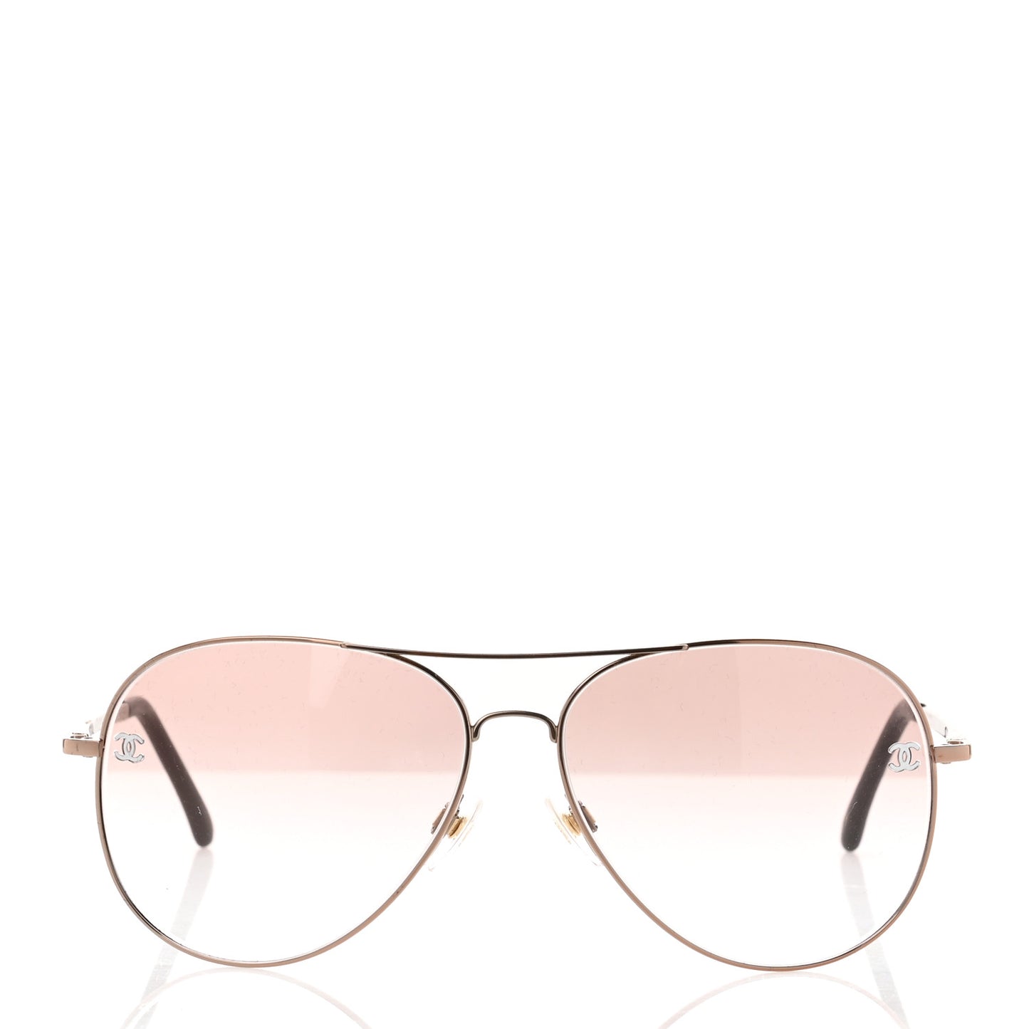 Metal Aviator CC Sunglasses 4189-T-Q Pink