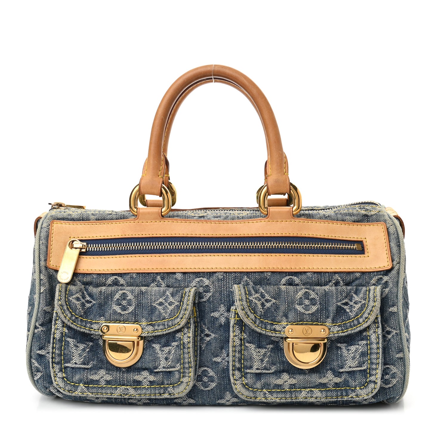 Monogram Denim Neo Speedy Blue