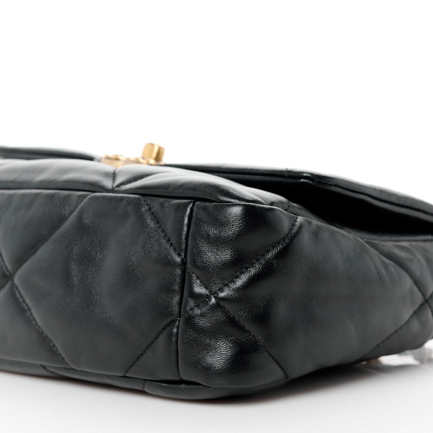 Chanel Lambskin Quilted Medium Chanel 19 Flap Black 10 of 11