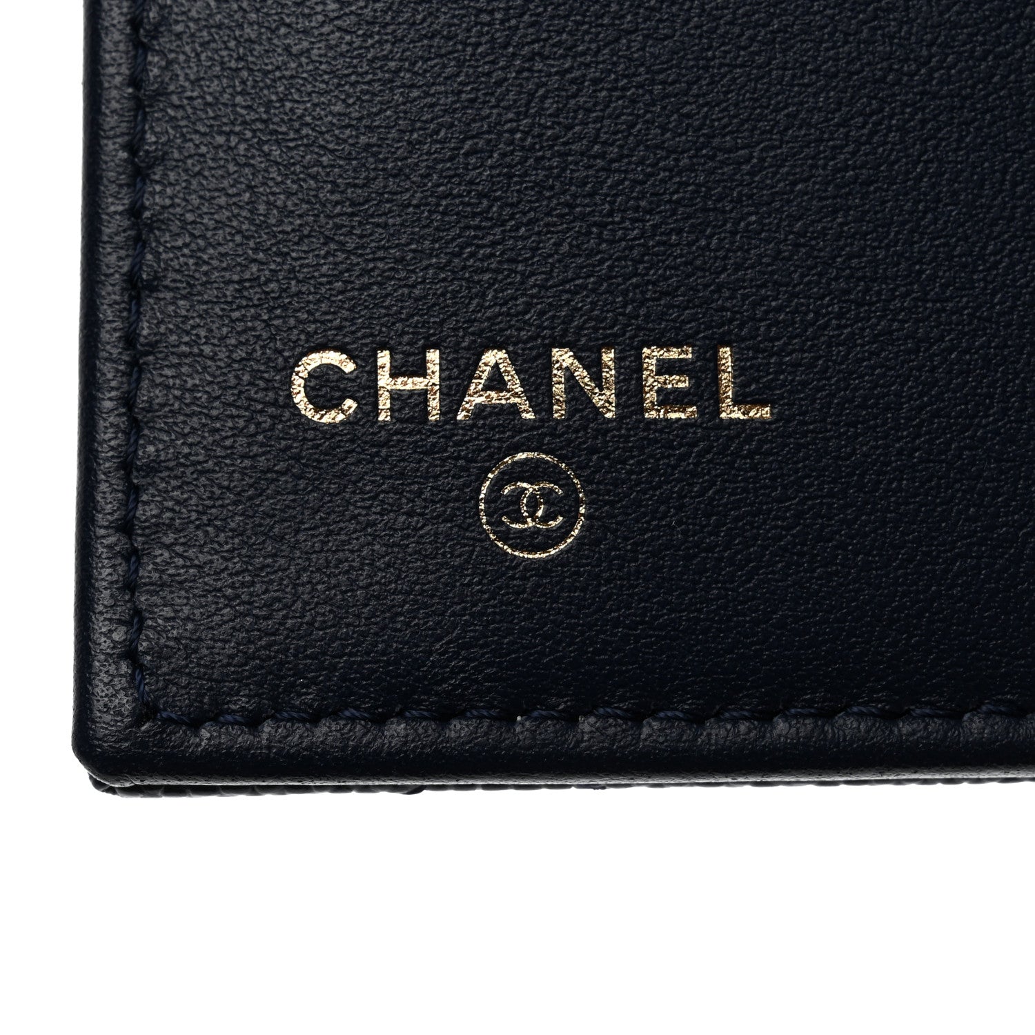Chanel Caviar Quilted Medium Flap Wallet Dark Blue 6 of 8