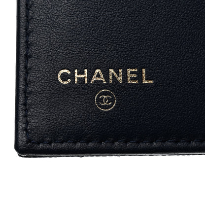 Chanel Caviar Quilted Medium Flap Wallet Dark Blue 6 of 8