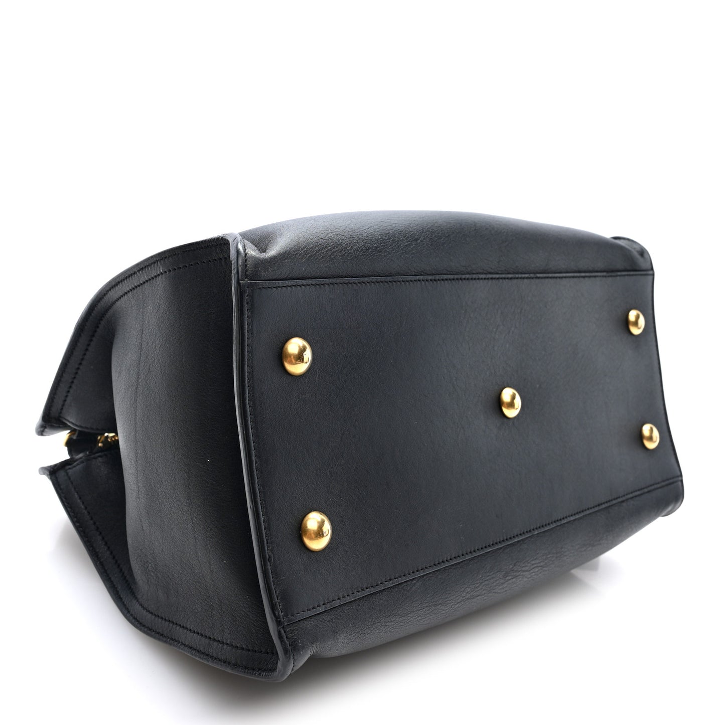 Calfskin Small Classic Y Cabas Black