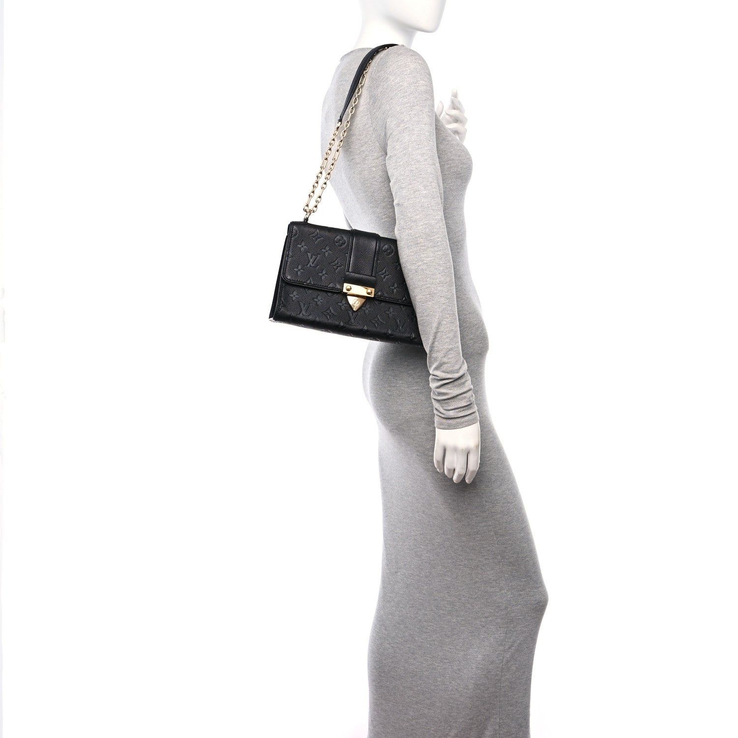 Louis Vuitton Empreinte Saint Sulpice PM Black 2 of 9