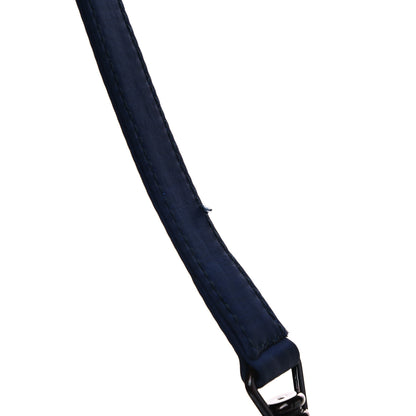 Gucci Iridescent Nylon Punch Top Handle Handbag Navy 12 of 12