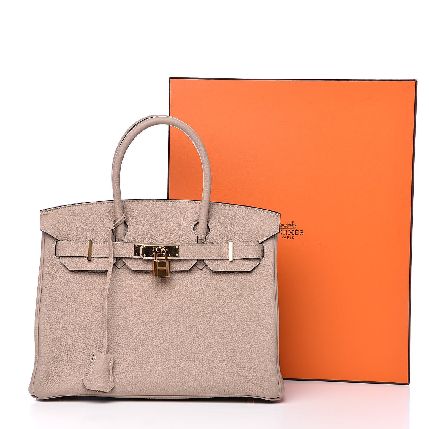 Togo Birkin 30 Gris Tourterelle