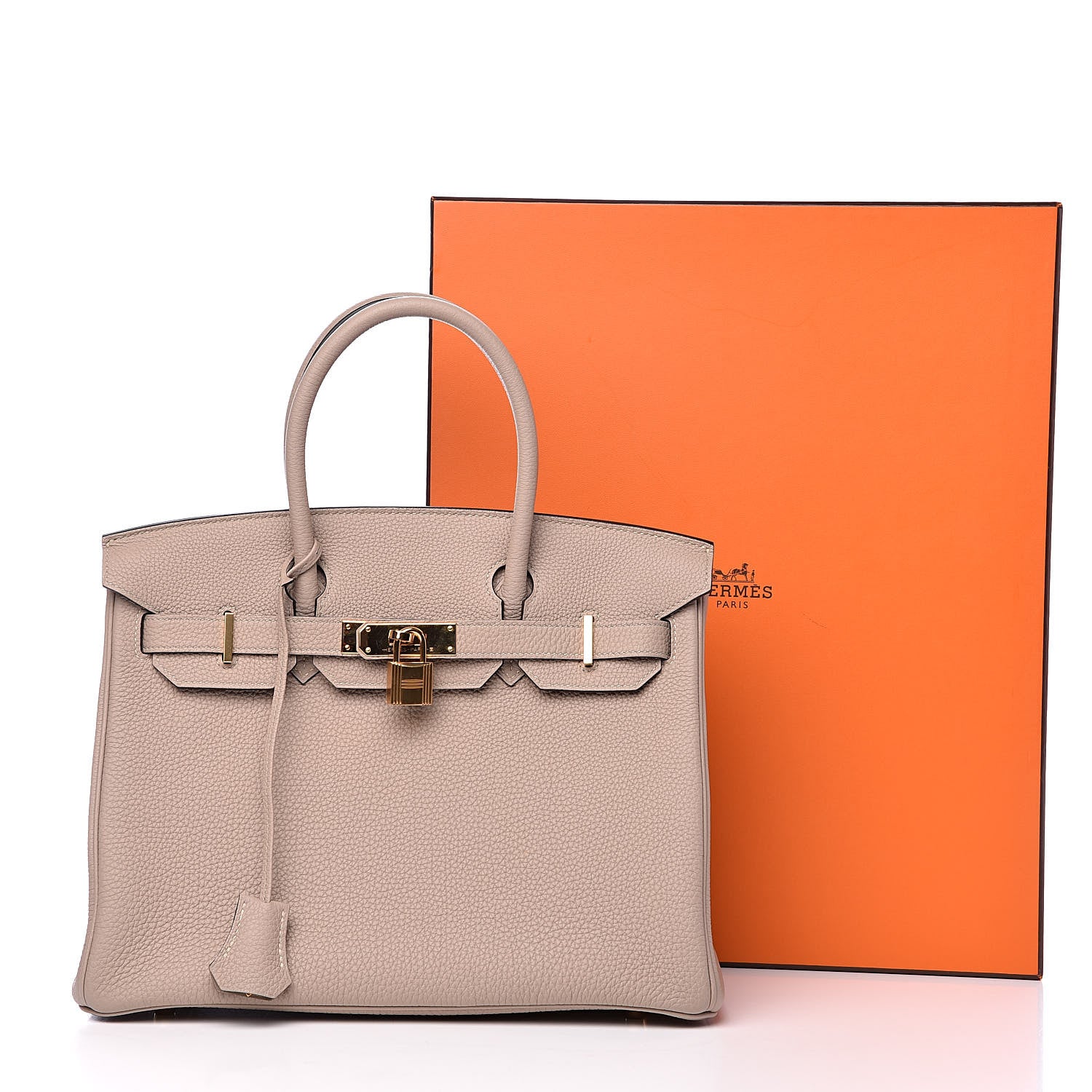 Hermes Togo Birkin 30 Gris Tourterelle 28 of 28