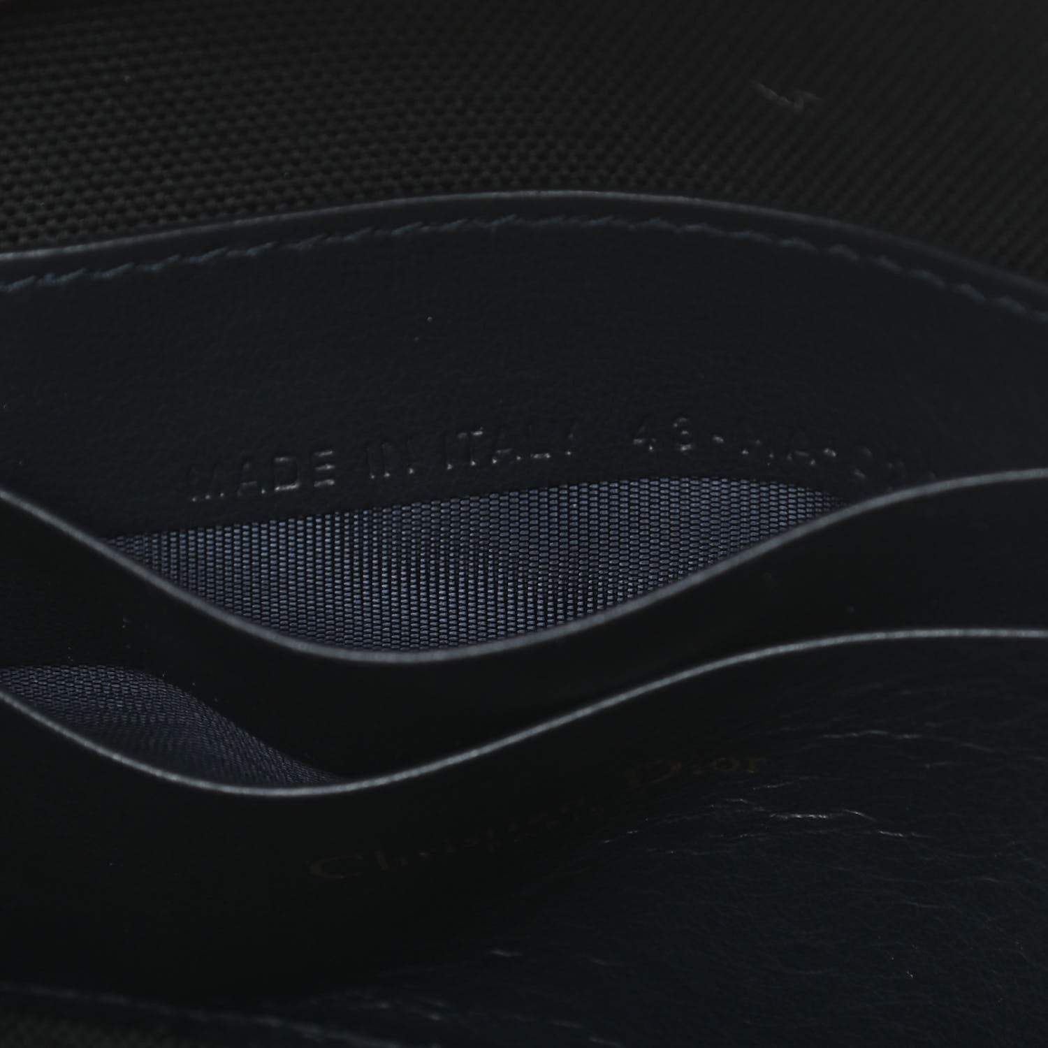 Christian Dior Oblique 30 Montaigne Top Handle Box Bag Blue 6 of 12