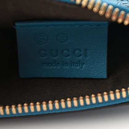 Gucci Microguccissima GG Cosmetic Case Deep Cobalt 6 of 11