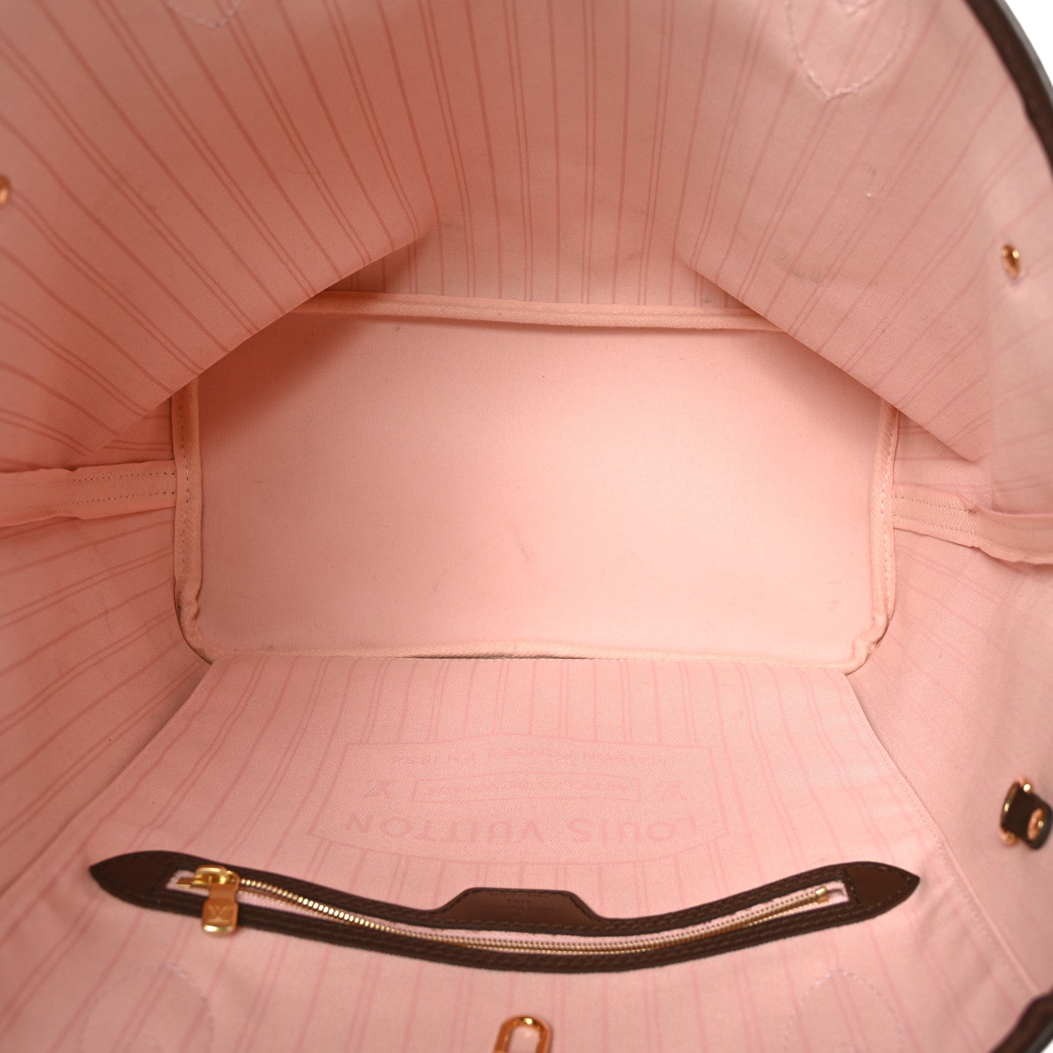 Louis Vuitton Damier Ebene Neo Neverfull MM Rose Ballerine 5 of 6