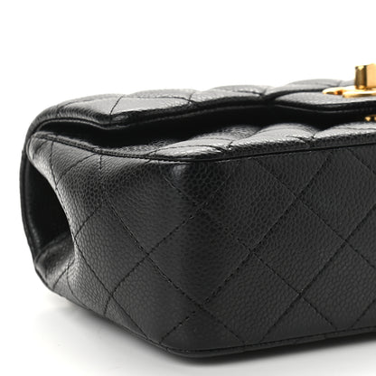 Chanel Caviar Quilted Mini Rectangular Flap Black 7 of 8