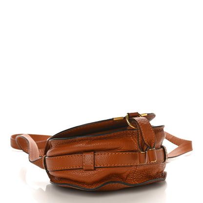 Chloe Calfskin Mini Marcie Round Crossbody Bag Tan 4 of 12