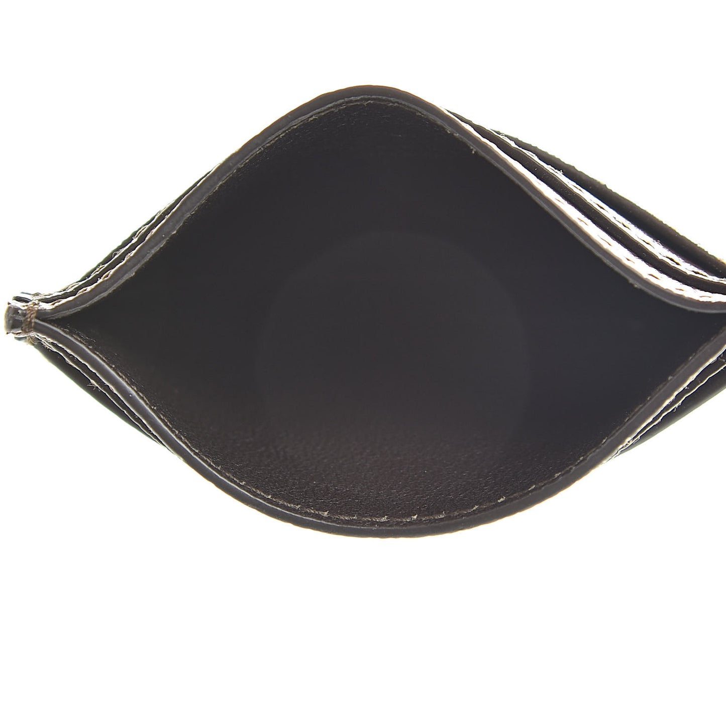 GG Supreme Monogram Ophidia Card Holder Brown